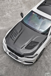 CMST Tuning Vented Carbon Fiber Hood Bonnet Ver.1 for BMW M5 F90 G30 540i M550i